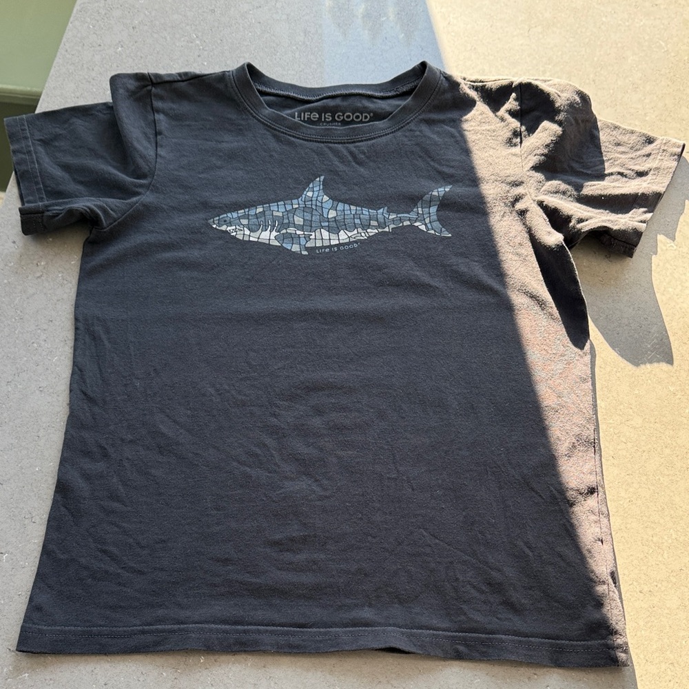 Life is Good kids shark t-shirt